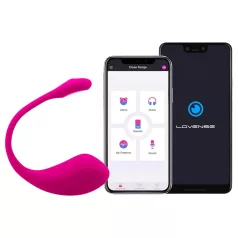   Lovense Lush 2 - nositelné vibrační vajíčko ovládané aplikací (růžové)
