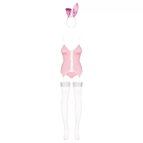 Obsessive - kostým zaječice - růžová - L/XL