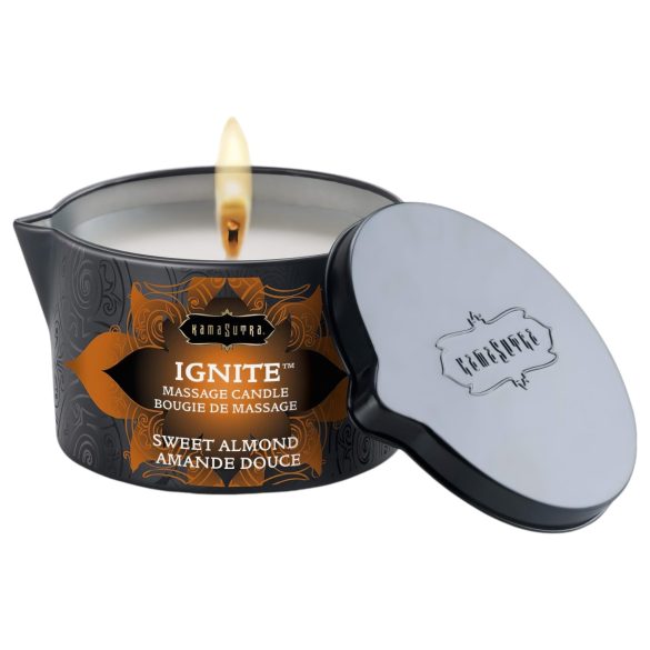 Kámasútra - veganská masážní svíčka - sladká mandle (170g)