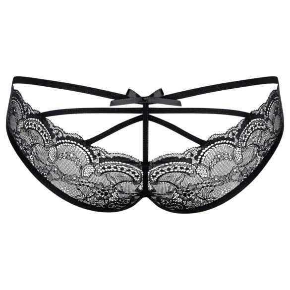 Obsessive Frivolla - pikantní krajkové kalhotky - černé