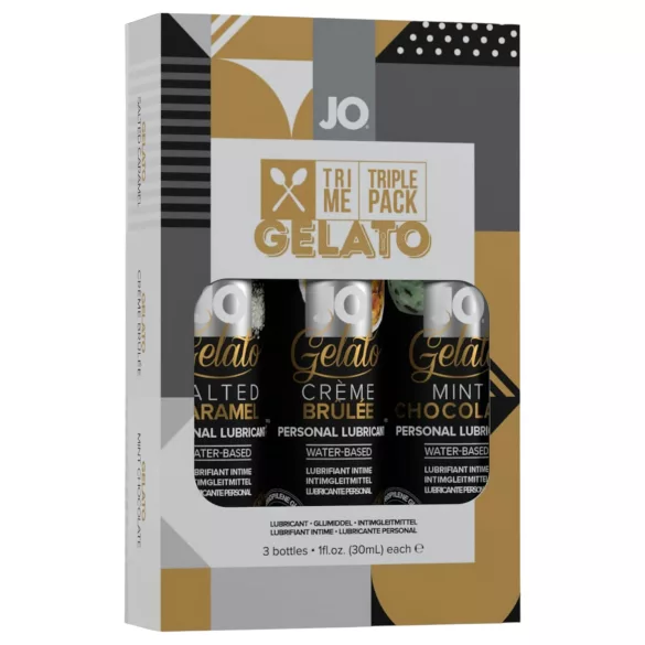 System JO - System Gelato - ochucená sada lubrikantů (3x30 ml)
