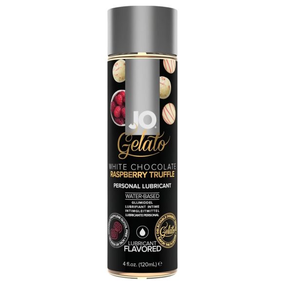 JO lubrikant s příchutí bílá čokoláda-malina-truffle (120 ml)