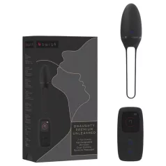   B SWISH Premium - nositelné akumulátorové, rádiové vibrační vajíčko (černé)
