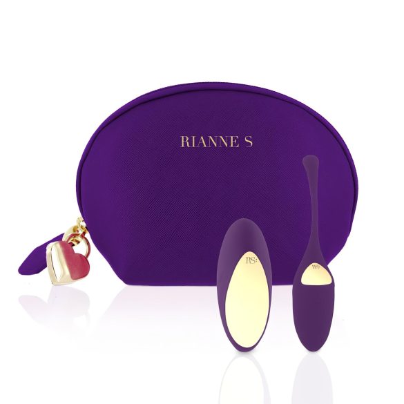 Rianne Essentials Pulsy - akumulátorové vibrační vajíčko s rádiem (fialové)