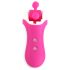FEELZTOYS Clitella - dobíjecí, rotační, orální vibrátor (růžový)