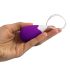 FEELZTOYS Anna - nabíjecí, rádiově řízené vibrační vajíčko (fialové)
