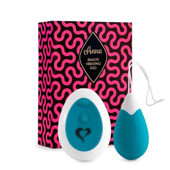FEELZTOYS Anna - dobíjecí, bezdrátové vibrační vajíčko (zelené)
