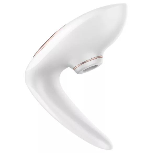 Satisfyer Pro 4 Couples - párový vibrátor s tlakovými vlnami - dobíjecí - bílý