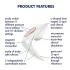Satisfyer Pro 4 Couples - párový vibrátor s tlakovými vlnami - dobíjecí - bílý