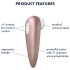 Satisfyer 1 Number One - Vlnový stimulátor klitorisu (hnědý)