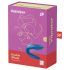 Satisfyer Double Whale - 2-motorový párový vibrátor (modrý)