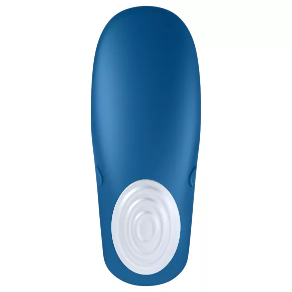 Satisfyer Double Whale - párový vibrátor se 2 motory - modrý