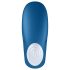 Satisfyer Double Whale - 2-motorový párový vibrátor (modrý)