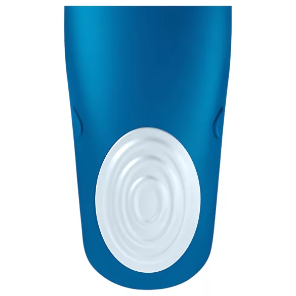 Satisfyer Double Whale - párový vibrátor se 2 motory - modrý