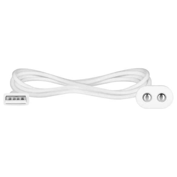 Satisfyer - magnetický USB nabíjecí kabel - 2 ks - bílý