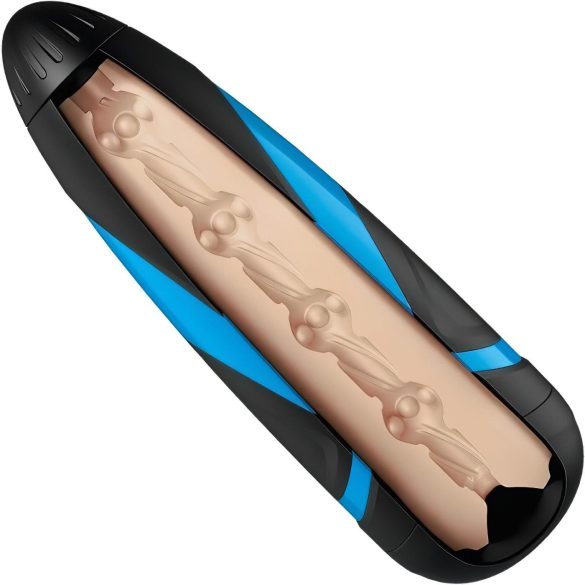 Satisfyer Men One - masturbátor s vakuovým efektem - modro-černý