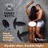 FEELZTOYS Funkybutts - Sada bezdrátových análních vibrátorů s akumulátorem (černá)