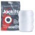 Screaming Jackits - masturbátor, erekční kroužek a protažení (průhledný)