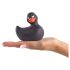 My Duckie 2.0 - černý vodotěsný kachní vibrátor na klitoris