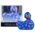 My Duckie Romance 2.0 - vodotěsný klitor vibrátor (modro-růžový)