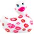 My Duckie Romance 2.0 - voděodolný klitorální vibrátor (bílý-růžový)