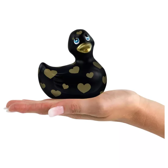 My Duckie Romance 2.0 - vibrátor na klitoris - černá/zlatá