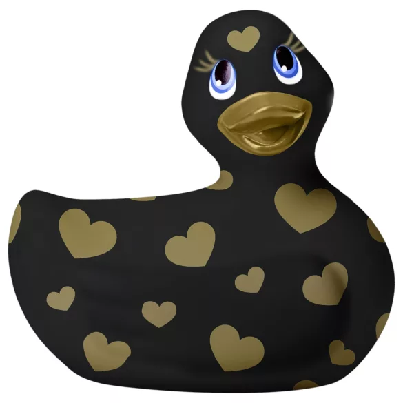My Duckie Romance 2.0 - vibrátor na klitoris - černá/zlatá