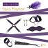 RS Soiree Kinky Me Softly - BDSM svazovací sada - fialová (7 dílů)