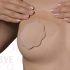 Bye Bra D-F - neviditelné podprsenky - nude (3 páry)