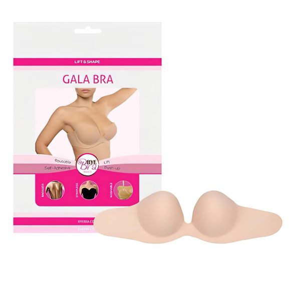 Bye Bra Gala B - skrytá push-up podprsenka (nude)