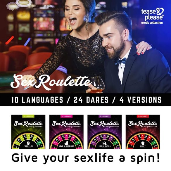 Sex Roulette Kinky - erotická společenská hra - 10 jazyků