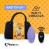 FEELZTOYS Kalhotky - dobíjecí, bezdrátový klitorální vibrátor (fialový)