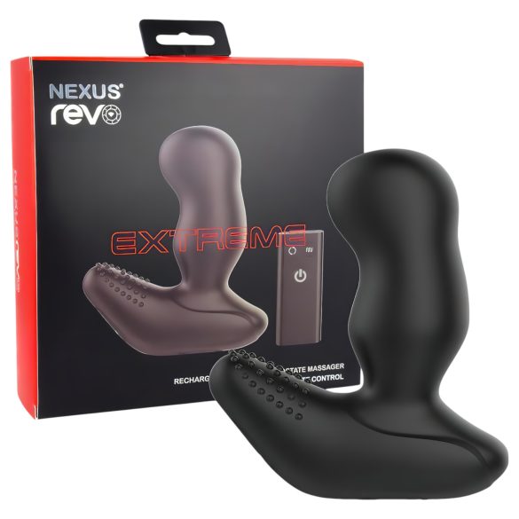 Nexus Revo Extreme - rádiový rotační prostatický vibrátor (černý)
