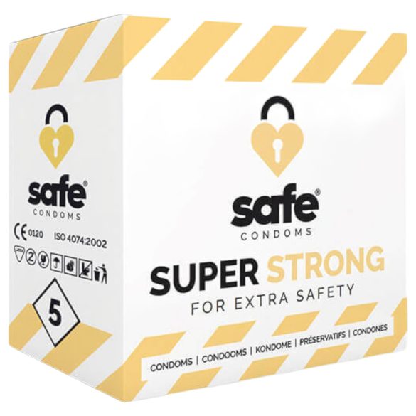 SAFE Super Strong - extra silný kondom (5 ks)