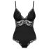Obsessive 810-TED-1 - krajkové body (černé) - L/XL