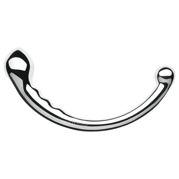 Le Wand - oboustranné dildo - nerezová ocel - stříbrné