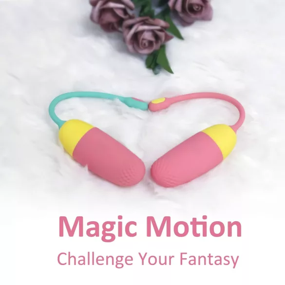 Magic Motion Vini - vibrační vajíčko - chytré, dobíjecí - oranžové