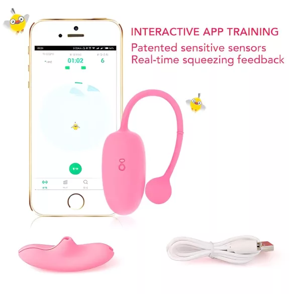 Magic Motion Kegel Coach - vibrační venušiny kuličky (růžové)