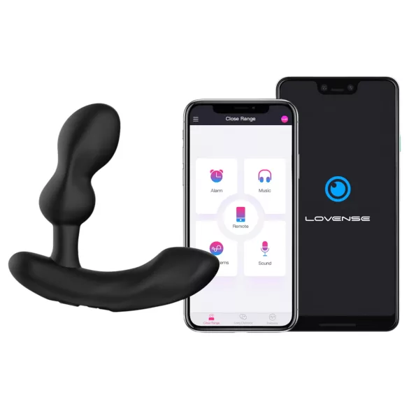 Lovense Edge 2 - aplikací ovládaný prostatický vibrátor pro muže (černý)