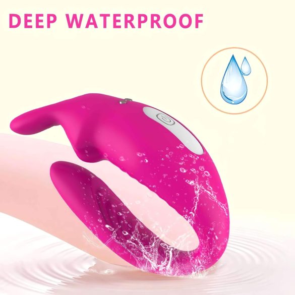 Aixiasia Hera - dobíjecí, dálkový párový vibrátor (růžový)