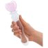 GLAS - průhledné skleněné dildo srdíčka