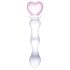 GLAS - průhledné skleněné dildo srdíčka