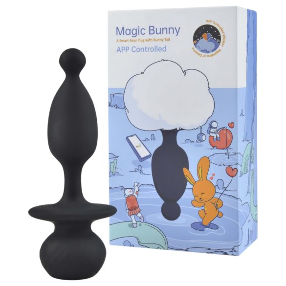 Magic Motion Bunny - anální vibrátor s ocasem králíka - chytrý - bílý