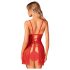 Obsessive Claussica - babydoll a tanga (červená)