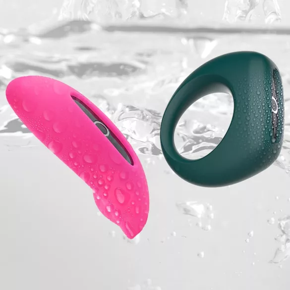 Magic Motion - vibrátor pro páry sada - růžovo-zelená