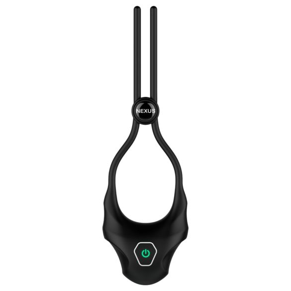 Nexus Forge - nastavitelný vibrační kroužek na penis (černý)