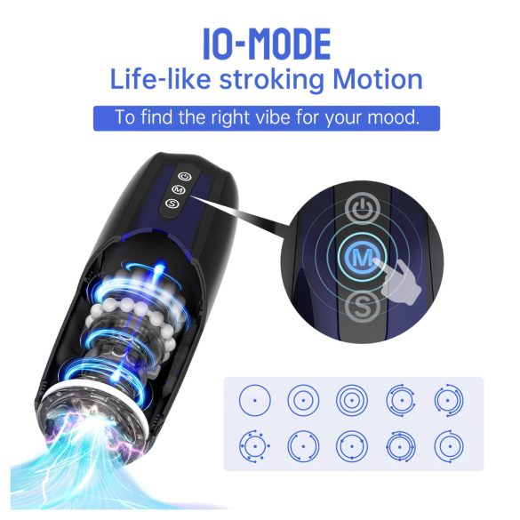 Magic Motion Xone - masturbátor pro muže - chytrý - modrý
