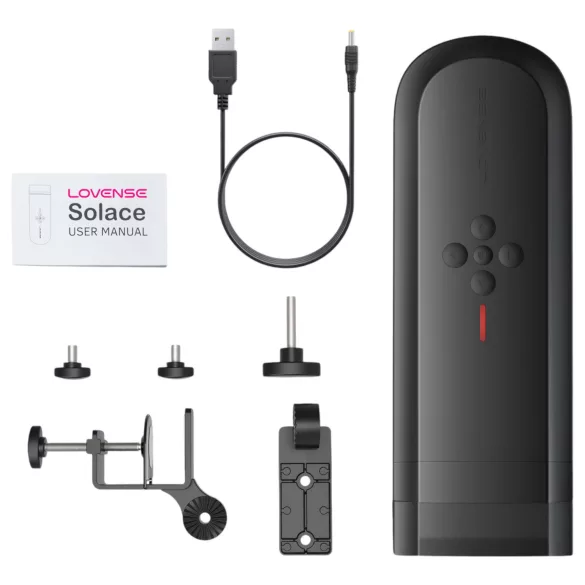Lovense Solace - aplikací ovládaný masturbátor pro muže (černý)