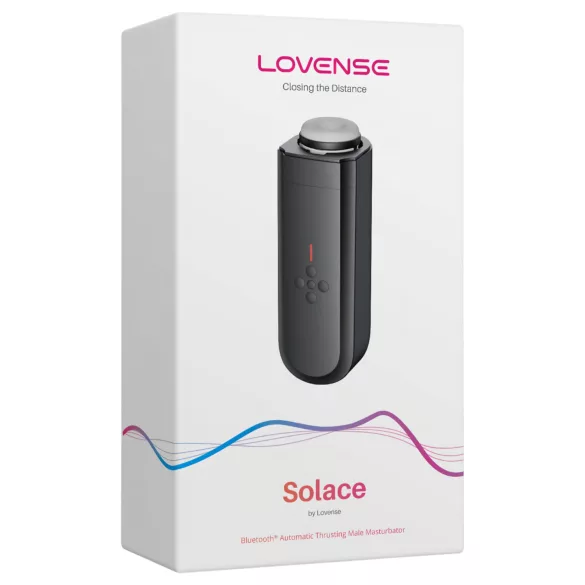 Lovense Solace - aplikací ovládaný masturbátor pro muže (černý)