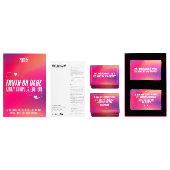 Tease&Please - hra pro páry - pravda nebo výzva - anglicky